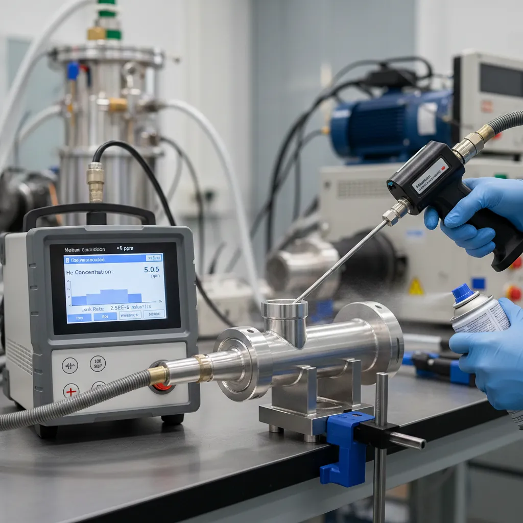 Helyum Sniffer Kaçak Test